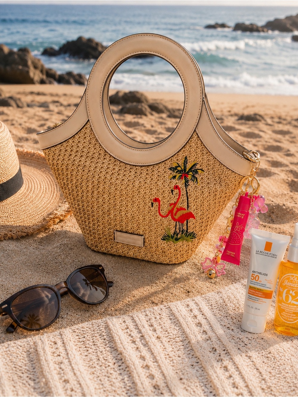 Tommy Bahama Woven Straw Beach Tote – NWT ☀️🌴